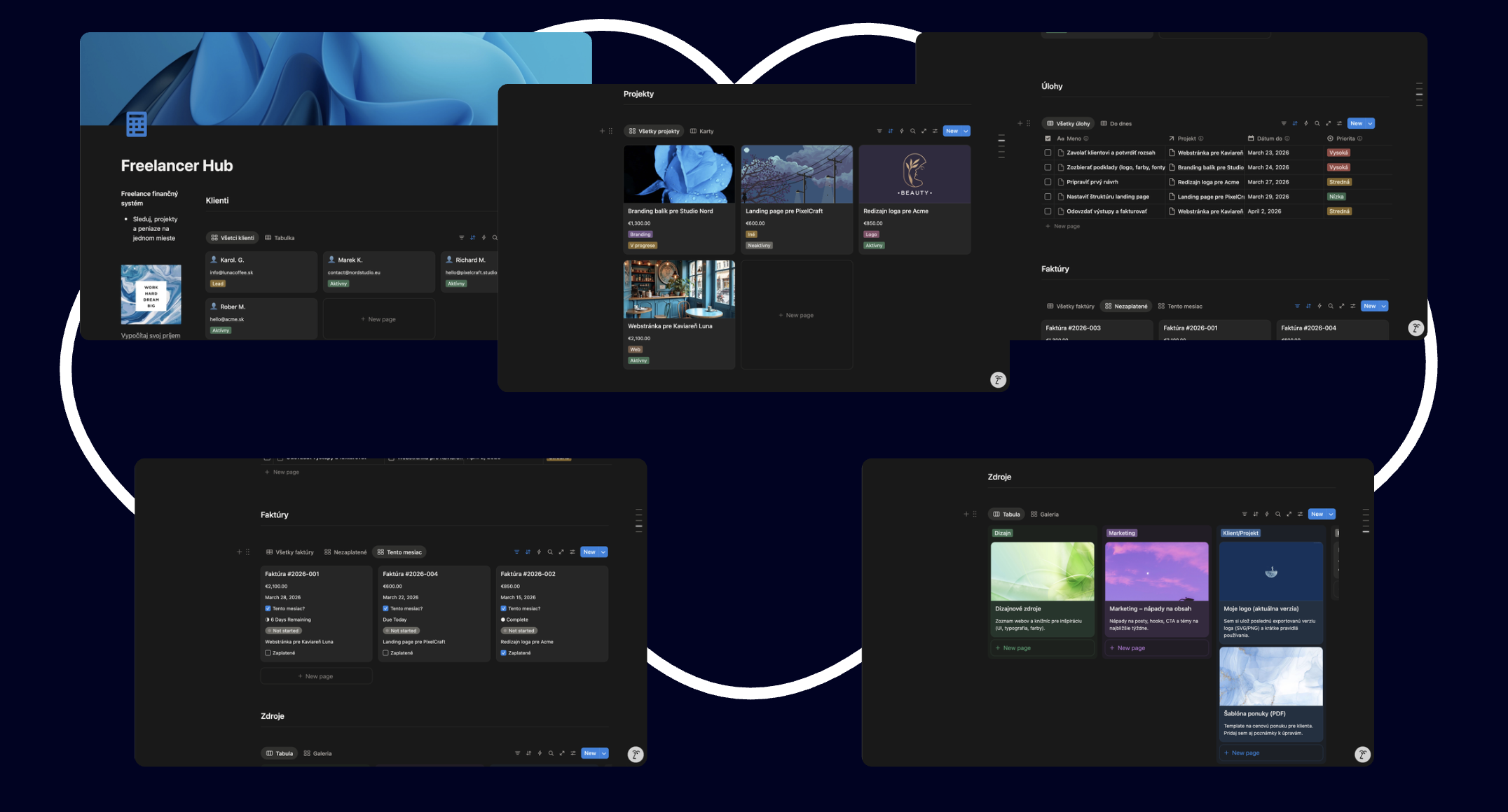 Freelancer Hub visual preview